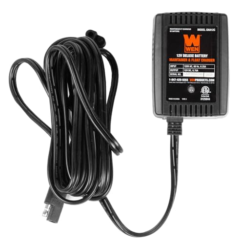WEN 12V Deluxe Battery Maintainer and Float Charger with SAE Quick-Connector (GNA12C)
