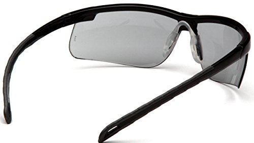 Pyramex Ever-Lite Lightweight Safety Glass Indoor/Outdoor Mirror Lens - color: Light Gray H2max Anti-fog Lens/ Black Frame
