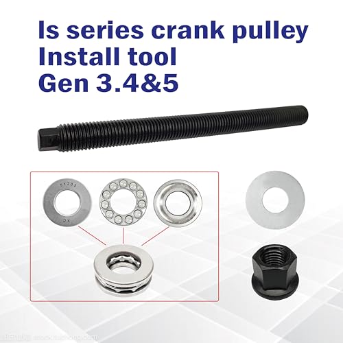 ERDIE LS Harmonic Balancer Installation Tool, Crank Pulley Install Tool 551141, Compatible with GM 1997-UP V8 LS1, LS2, LS3, LS4, LSX, LSA, LS6, LQ4, LQ9