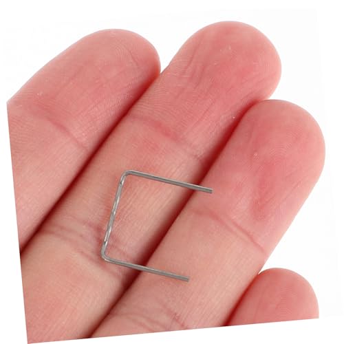 100pcs Plastic Welding Hot Staples Kit for Car Bumper and Dashboard Repair 0.8mm Pre-Cut Welding Rods Sturdy Hot Stapler Supplies for Automotive Repair