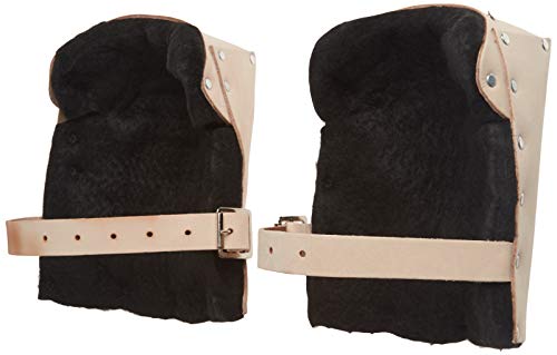 CLC Custom Leathercraft 313 Heavy Duty Leather Kneepads, Double Thick Lining, Tan - style: Double-Thick Leather Kneepads