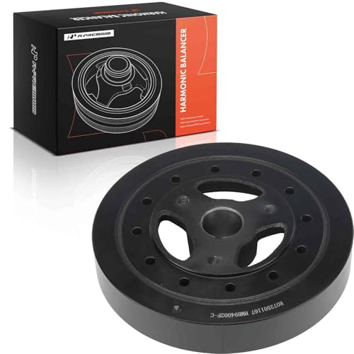 A-Premium Engine Harmonic Balancer Pulley Compatible with Chevrolet Malibu, Impala, Tahoe, Camaro, Corvette, Blazer, Caprice, C10/C1500 Pickup, K10/K20 Suburban & GMC Jimmy, K15/K1500, Yukon & More