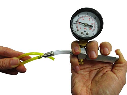 Carburetor Leak Detector Pressure Gauge Replaces Walbro 57-21-1 ZAMA ZPG-2 Tillotson 243-504 Stens 705-020