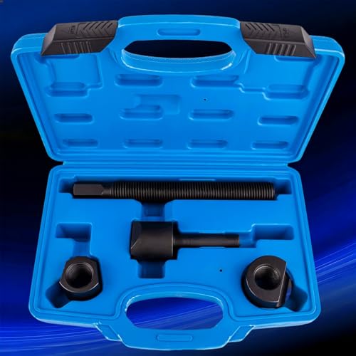 Dual Wheel Separator Tool Kit, 4-Piece Wheel Hub Removal Tool with 11 Threads One-Piece Pusher, Dual Wheel Removal Tool Fit for Most Dually Wheels,Truck,Bus,Van,Trailer, with Storage Case