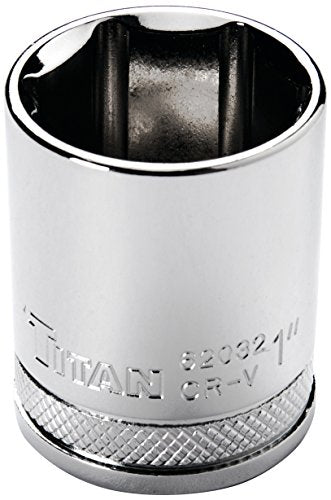 Titan 62032 1/2" Drive 6 Pt. Socket - 1" - size: 1"