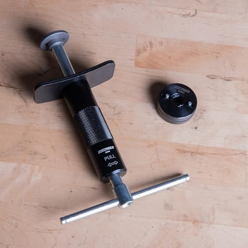 OEMTOOLS 35058 Brake Caliper Piston Rewind Tool, Spring Loaded Brake Caliper Wind Back Tool, Universal Rear Piston Brake Caliper Retractor Tool , Black - style: Brake Caliper Piston Rewind Tool