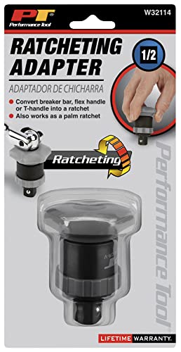 Performance Tool W32114 1/2" Drive Ratcheting Adapter - style: 1/2" Drive Ratcheting Adapter