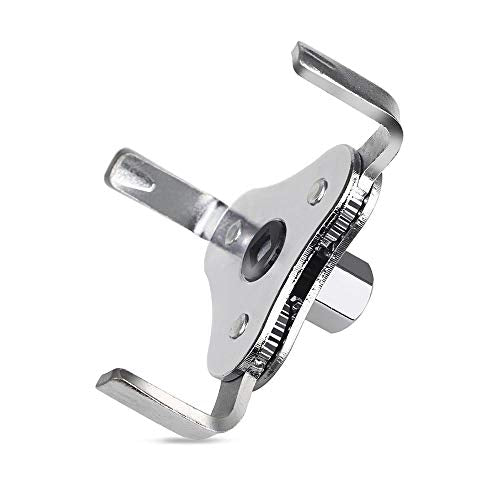 Universal Adjustable Oil Filter Wrench From 2-1/2 inch to 4.5 inch Oil Filter Wrench Tool Set With 3 Jaw