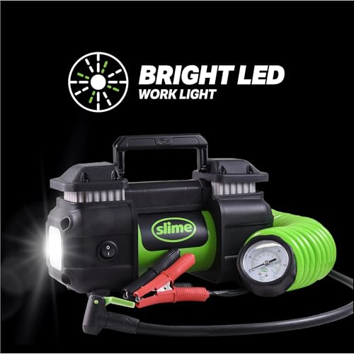 Slime 40026 2X Heavy Duty Direct Drive Tire Inflator