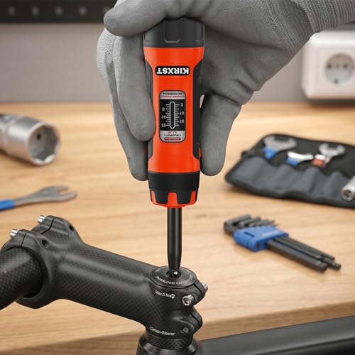 32 PCS 1/4" Drive Long Shank Torque Screwdriver, 2-22 Inch Pound Torque Screwdriver Set with S2 Bits and Socket Adapter for Maintenance, Tools, Bike Repairing and Mounting - size: 2-22 in.-lb. L