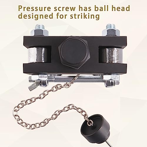 Heavy Duty Adjustable Pitman Arm Puller, 2-Jaw Steering Arm Removal Tool for Pitman Arms, Bearings & Gears, Fits Cars & 3/4 Ton Trucks, Compatible with Ram, Ford & Chevy, Replace OEM 27170