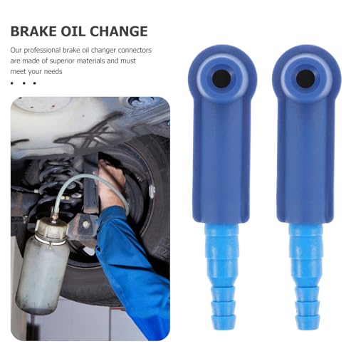 BESPORTBLE 5Pcs Exchange Tool Connector Brake Bleeding Kit, Universal Auto Car Oil Bleeder Pump Exchange Adapter Fluid Changer Automotive Fluid Bleeder Bleeding Connector Adapter