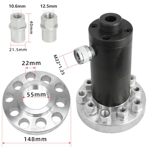 DPTOOL 18 Ton Hydraulic Puller Set Half Shaft Removal Tool Wheel HUB Axle Puller Compatible with Land Rover and Other Models - size: 18 Ton Hydraulic