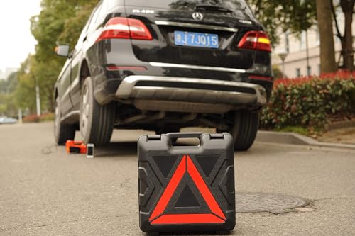 3-in-1 Multifunctional Portable Car Tire Repair Kit 5 Ton Electric Tire Lifting Auto Jacks Hydraulic Air Infatable Car Floor Jack LED Inflator Pump Electric Impact Wrench SUV Trunk Sedan Van