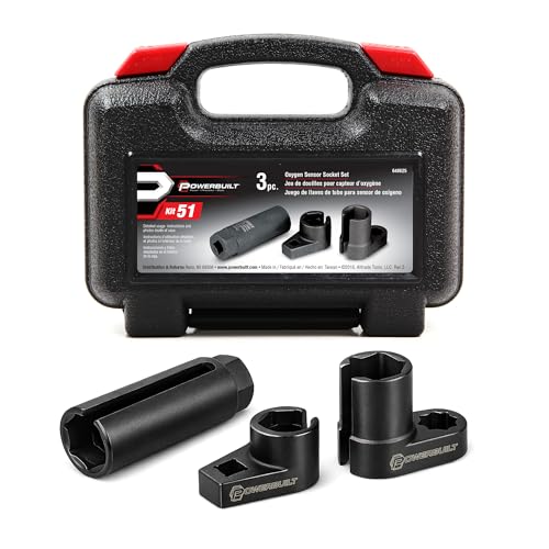 Powerbuilt 3 Piece Oxygen Sensor Set, Oil Pressure Sending Unit Removal Kit , Specialty Switch Socket Tool Set - 648625 - style: 3 Piece Oxygen Sensor Socket Set