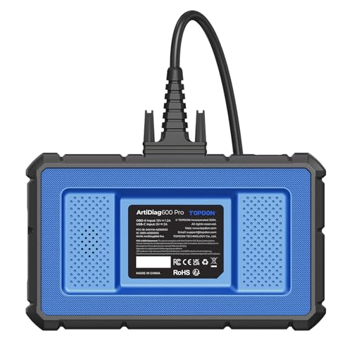 ArtiDiag600 Pro OBD2 Scanner Diagnostic Tool - TOPDON Automotive Scan Tool with Full Systems, Car Code Reader with 9 Reset Services for DIY & Professional, Lifetime Free Update