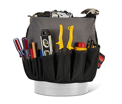 McGuire-Nicholas Bucket Organizer | Tool Organizer with 36 Pockets Designed for 5 Gallon Bucket - style: 36 Pockets