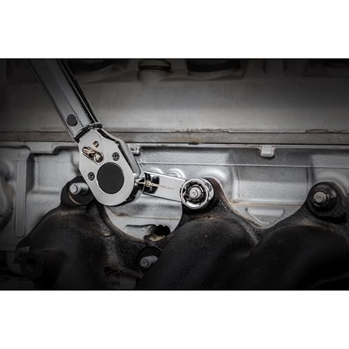 Powerbuilt Micrometer Torque Wrench, 1/2-Inch Drive, Reversible Ratchet Clicks, Lockable, 30 to 150 Foot Pound Range - 644999 - size: 1/2 in.