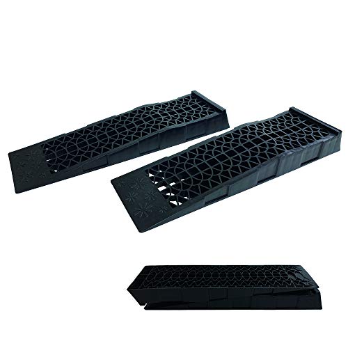 Ramps Low Profile Plastic Car Service Ramps 3 Ton Truck Vehicle - 2 Pack - size: 3 Ton