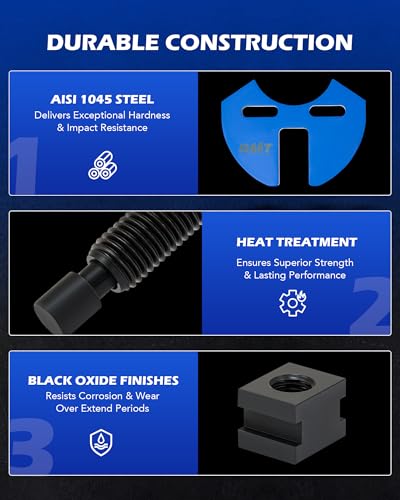 Orion Motor Tech OMT Wheel Hub Removal Tool Kit, Wheel Hub Buster Puller | Wheel Bearing Hub Remover Tool Set Compatible with 5 6 8 Lug Hub Assemblies on Cars and Trucks