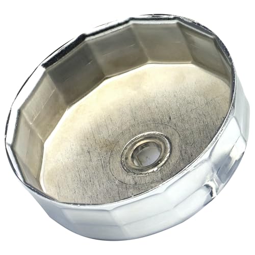 84mm 14Flutes Oil Filter Wrench Compatible with Mercedes Benz Jeep Dodge 3.0L Diesel Engines Oil Filter Socket Oil Filter Cap Housing Removal Tool for Oil Changing