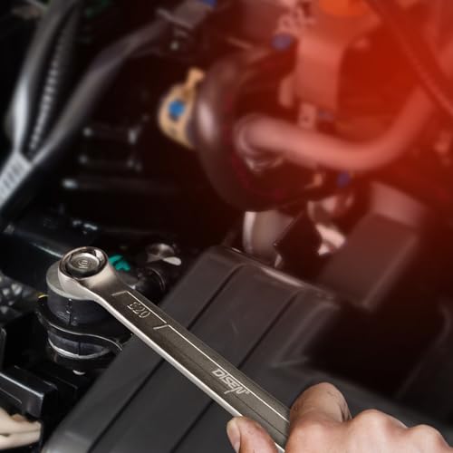 DISEN 2025 Upgraded 4-Piece E-Torx Wrench Set, Double Box End Wrench Set, CR-V Steel, Including E6*E8, E10*E12, E14*E18 and E20*E24 - style: 4 PCS