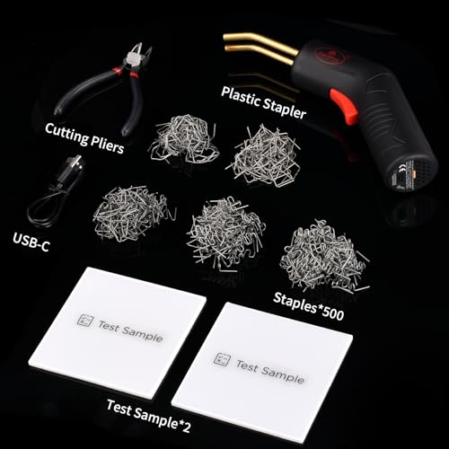 AEROPRO TOOLS Plastic Welder, Plastic Welding Kit, Hot Stapler Plastic Repair Kit, Plastic Stapler Welding Gun Soldering Kit for Car Bumper, Plastic Repair