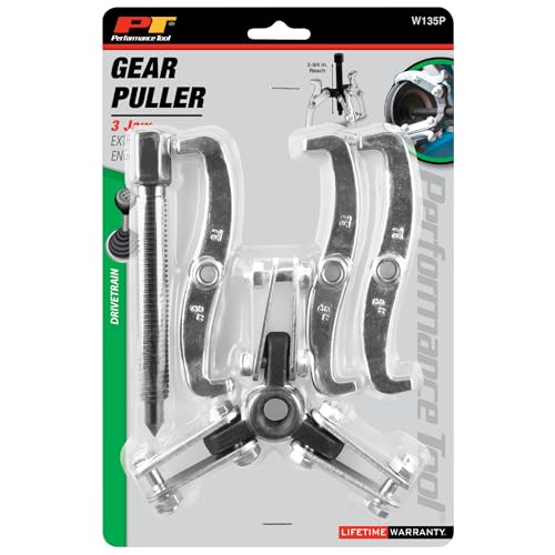 Performance Tool 3" 3-Jaw Gear Puller - W135P - size: 2/3 Jaws | 3" Spread | 2-3/4" Reach, style: 2/3 Jaw | 3" Spread | 2-3/4" Reach