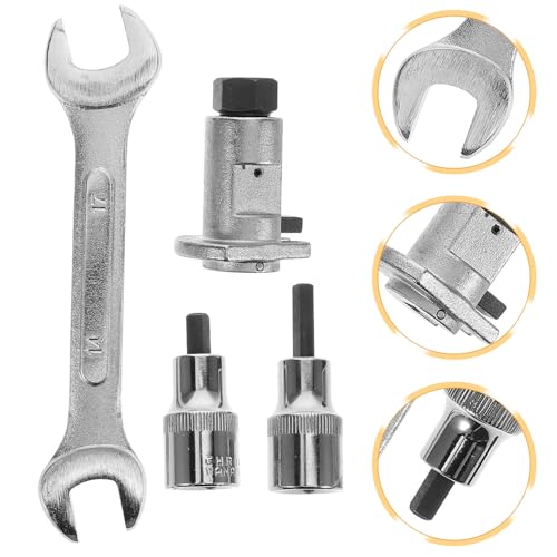 VOSAREA 4pcs Ball Joint Tool Set Tie Rod End Removal Tool and Strut Spreader, Universal Suspension Socket Wrench Kit for Car Repair and Maintenance