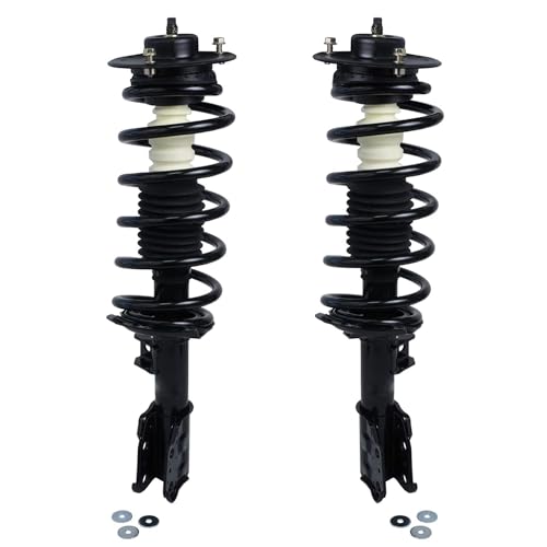 Detroit Axle - Front Struts + Lower Control Arms w/Ball Joint Replacement | for Chevy Equinox Pontiac Torrent - 4pc Set - size: 4CQ2501373/Big Kit
