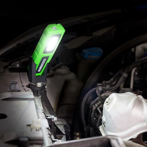 OEMTOOLS 32126 Dual Mode 7" LED Work Light, 600LM LED Flashlight, Magnetic Base, Gifts for Men, Rechargeable with USB Cable, Adjustable Brightness, Lights for Mechanics - style: 7" 600LM