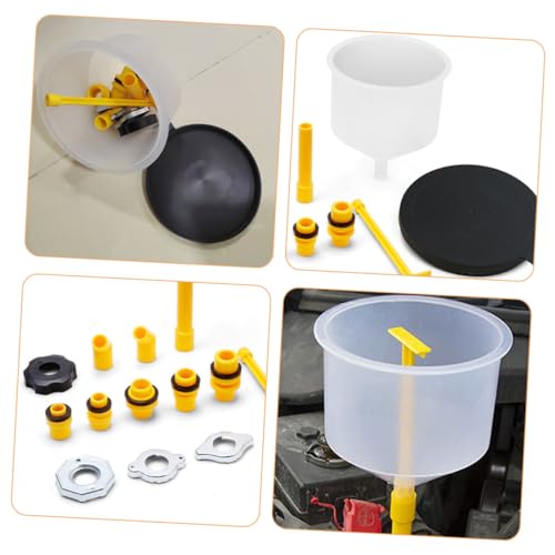 ABOOFAN 1Set Car Coolant Filling Funnel Kit Spill Radiator Tool for Automotive Fluids and Deformation Resistant Prevents Air Bubbles and Spills for Engine