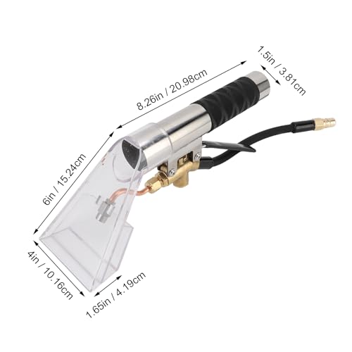 FTVOGUE Extractor Hand Tool, Stainless Steel Carpet Cleaning Wand, 4 Inch Tool for Upholstery Stairs Cars