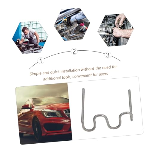 1000 Pieces Hot Staples Welding Rods for Plastic Bumper and Dashboard Repair Kit 0.6mm 0.8mm Compatible Car Lamp Holder and Plastic Rings