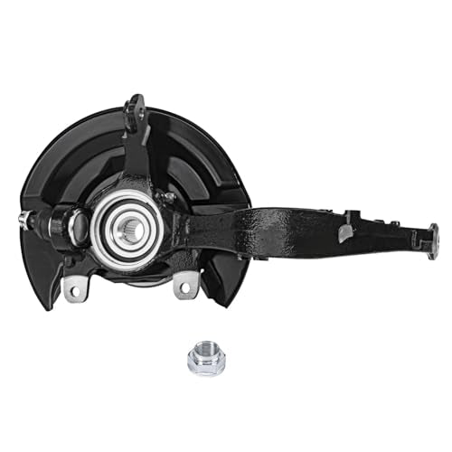 Detroit Axle - 2.4L Front 4pc Steering Knuckles Kit for 03-07 Honda Accord, 2 Steering Knuckles & Wheel Bearing Hubs 2 Outer Tie Rod Ends 2003 2004 2005 2006 2007 Replacement - size: 4SU50427/Kit