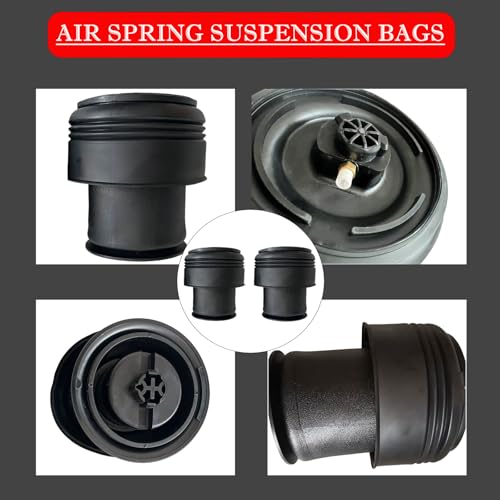 Air Ride Suspension Compressor with Bracket Valve Block and Air Spring Suspension Bags Compatible with BMW X5 F15 X6 F16 2014-2019 37206875177 37206868998 37206850555