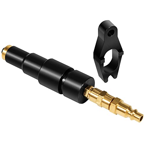 9007A 9007 Compression Test Adapter for 24V Cummins 1998.5-Current 5.9L 6.7L Diesel Engines, Works with J-6692-B Compression Test Gauge, Heavy Duty Diesel Compression Tester Adapter Tool
