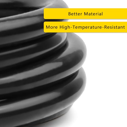 Silicone Vacuum Tubing Hose 10 FT 6PCS, 1/8" 5/32" 3/16" 1/4" 5/16" 3/8" ID High Performance 130PSI, Engine Automotive Vacuum Silicone Hose Line Kits - size: 1/8" 5/32" 3/16" 1/4" 5/16" 3/8" -10FT