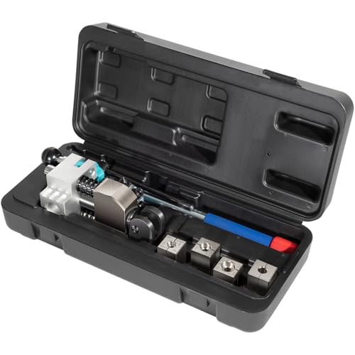 Professional Brake Line Flaring Tool Kit, 45 Degree Single, Bubble and Double Flares, Brake Line and Tubing Flaring Tool For 3/16", 1/4", 5/16", 3/8" Tubing, Brake Flare Tool for Steel Metal Tube