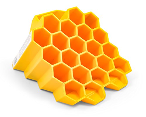 Camco X-Large Big Yellow Chock - Heavy Duty Trailer Wheel Chock Features Honeycomb Design for Extra Strength and Durability So You Can Re-Hitch in Confidence - Use w/Tires up to 30-inches - 44419 - size: Extra Large