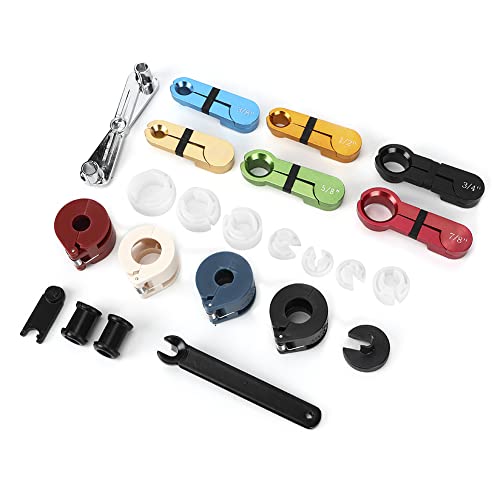 22Pcs Car Air Conditioning Hose Oil Fuel Pipe Line Disconnect Tool Kit, Vehicle Repairing Set, Wide Application for Car Decoration Shop, Easy Disassembly of Quick Couplings