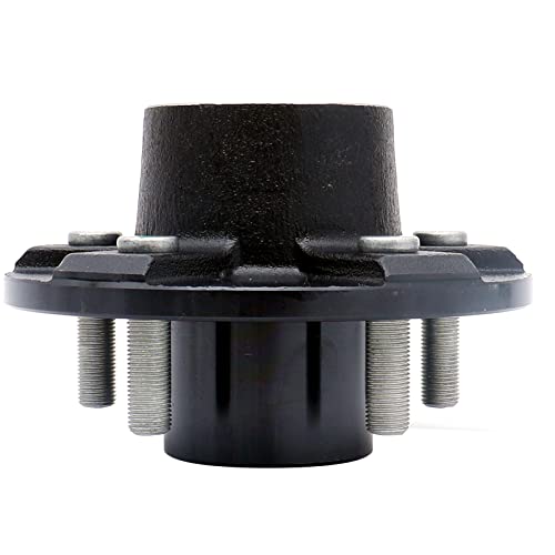 Trailer Hub Assembly 5-Bolt 4-1/2" Circle with 1-3/8" to 1-1/16" Tapered Spindle and Bearings - size: UCUT GL4856C*1