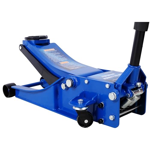 Low Profile Car Jack 4 Ton Portable Floor Hydraulic Jacks 8000 lbs | Heavy-duty steel floor jack with 4-ton capacity, low profile design, lifting range 2.5-20 inches, overload protection va - color: A2
