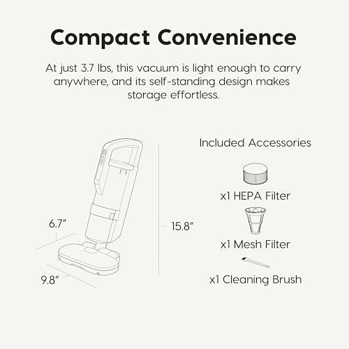 IRIS USA Handheld Corded Mattress Vacuum Cleaner, 6,500 BPM Agitator, 120V | Dust Sensor, Cyclonic HEPA Filter, Pet Hair Remover, Washable Filter - style: Handheld Mattress Vacuum