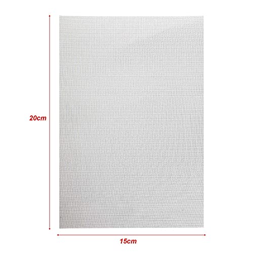 Tuklye Stainless Steel Wire Mesh Screen for Thermoplastic Repairs,Car Bumper Repair for Thermoplastic Repairs,5.9 x 7.9inch (150 x 200mm) Plastic Welding Kit 5 Pieces