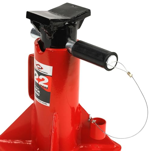 AFF 22 Ton Safety Stand - Super Duty Jack Stand for Trucks & Equipment - Pin-Style, Heavy Gauge Steel, ASME PASE-2014 - Pack of 1 - (Available in 2 Duty Levels)