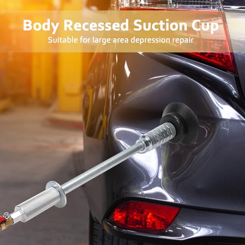 Upgraded Car Dent Air Pneumatic Dent Puller Heavy Pneumatic Sag Repair Pull Hammer Slide Hammer Tool Kit Dent Repair Suction Cup Slide Tool with 3PCS Suction Cup