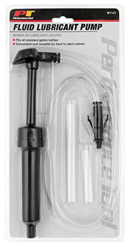 Performance Tool W1141 Quick Fit Fluid Transfer Pump for Vehicle Engine Oils and Lubricants, Black/Clear - style: Gal. Fluid Pump Quick Fit Nozzle