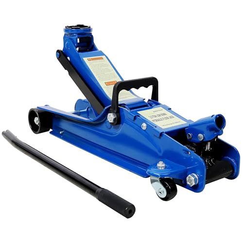Low Profile Car Jack 4 Ton Portable Floor Hydraulic Jacks 8000 lbs | Heavy-duty steel floor jack with 4-ton capacity, low profile design, lifting range 2.5-20 inches, overload protection va - color: A1