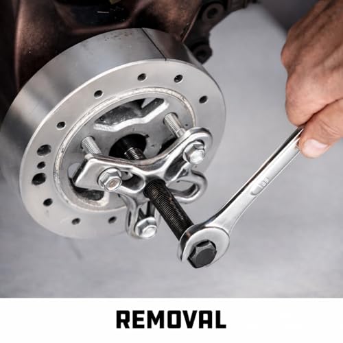 Powerbuilt Harmonic Balancer Puller and Installer Tool Set, Install and Remove Kit, Cars and Light Trucks, Storage Case - 648637 - style: 30 Piece